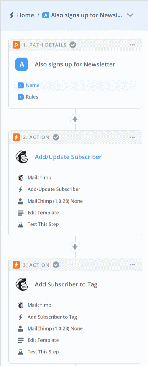 Multi-step Zapier Integration - MailChimp & GoToWebinar