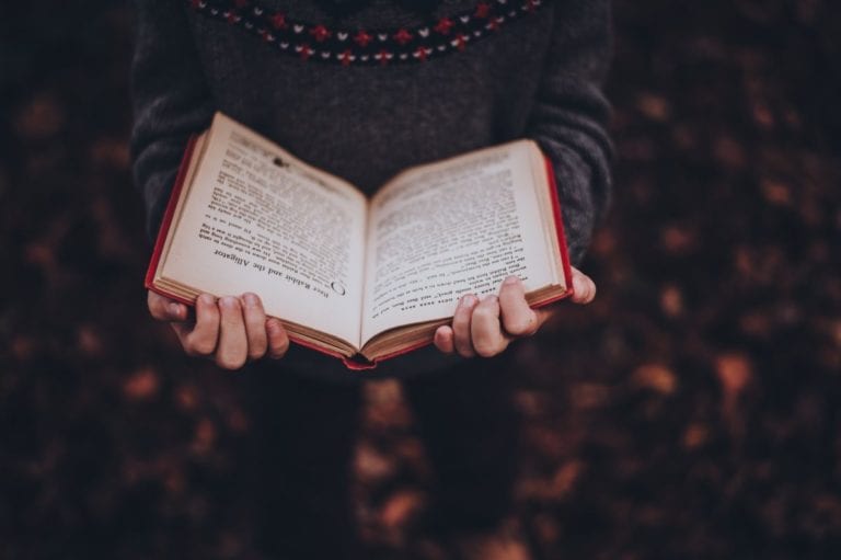 Image of Person reading Book