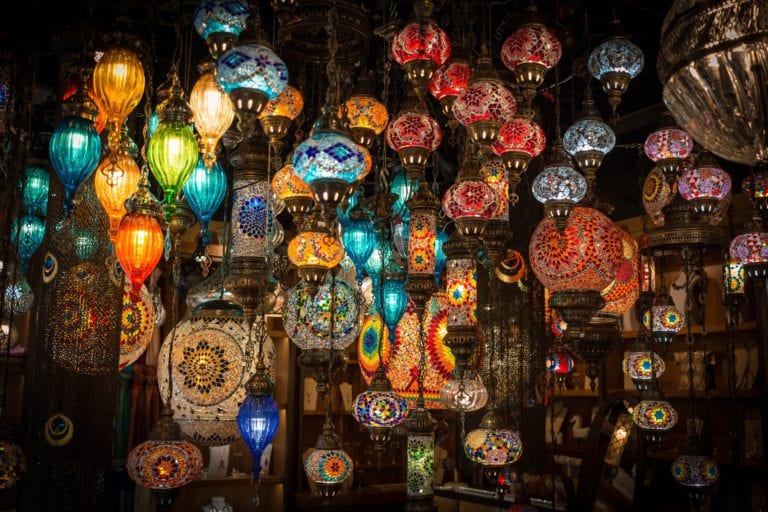 Lamps at a Bazaar