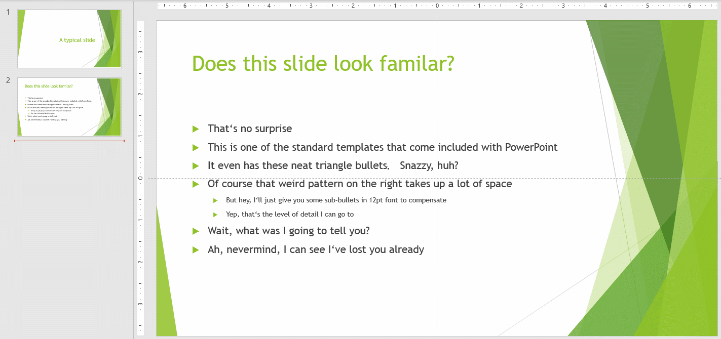 A terrible webinar slide